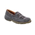 thumbnail image 1 of Women's Twisted X WDMS012 Slip-On Driving Moccasin Grey/Multi Leather/Canvas 7 M, 1 of 5
