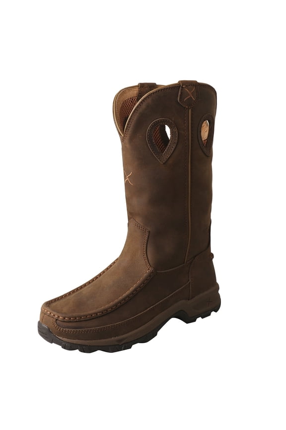 Women's Twisted X WHKB001 Hiker Cowgirl Boot Distressed Saddle Leather 8 M