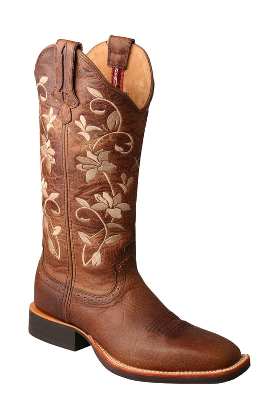 Women's Twisted X WRS0025 Ruffstock Cowboy Boot Oiled Bomber/Oiled Bomber Leather 10 B
