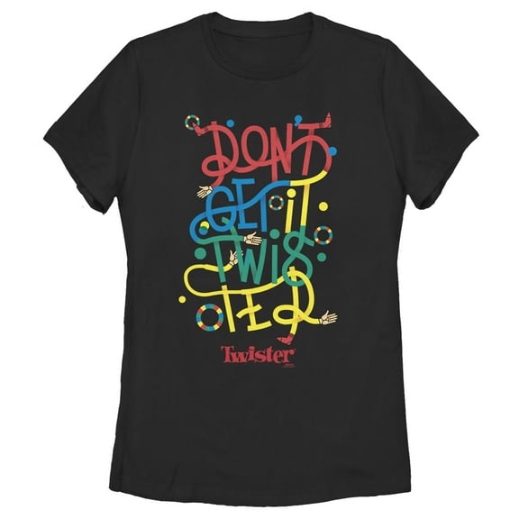 Women's Twister Don't Get It Twisted Graphic T-Shirt