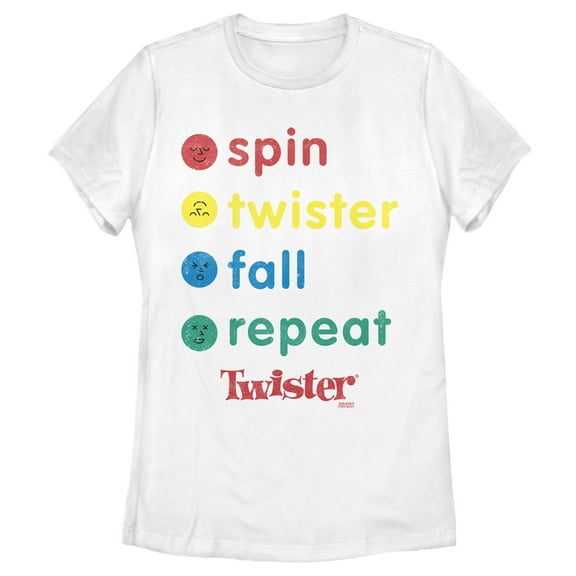 Women's Twister Spin Fall Repeat Graphic T-Shirt