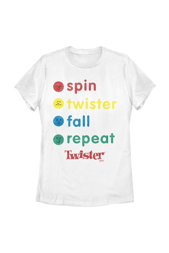 Women's Twister Spin Fall Repeat Graphic T-Shirt