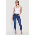 thumbnail image 1 of Women's Two Button Rolled Cuff Skinny Jeans, 1 of 4