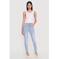thumbnail image 1 of Women's Two Button Rolled Cuff Skinny Jeans, 1 of 4
