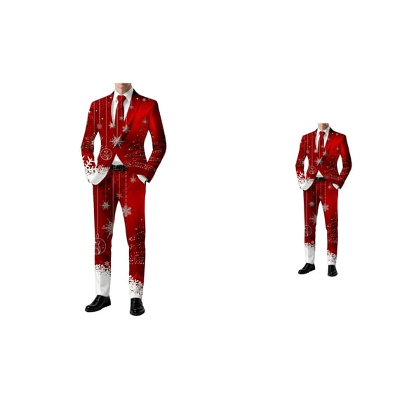 Women's Two Piece Formal Business Suit Set with Blazer and Trousers for Professional Work Office Wear