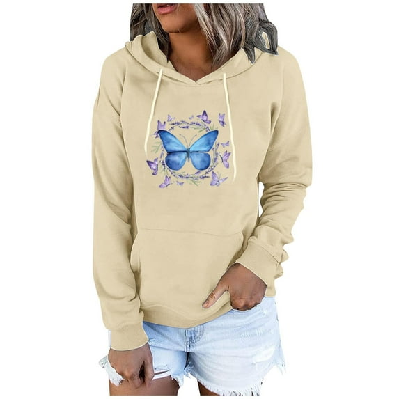 Women's Two Piece Outfits Cute Cat Paw Printed Long Sleeve Sweatshirt and Sweatpants Teen Girls Sports Sweatsuits Sets