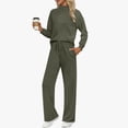 thumbnail image 1 of Women's Two Piece Oversized Loose Crewneck Outfits Pullover & Drawstring Pants Sweatsuits Lounge Sets Women Hoodless Sweatsuits Set Sweatpants Long Sleeve Sweatshirt Matching Tracksuit Sets, 1 of 6