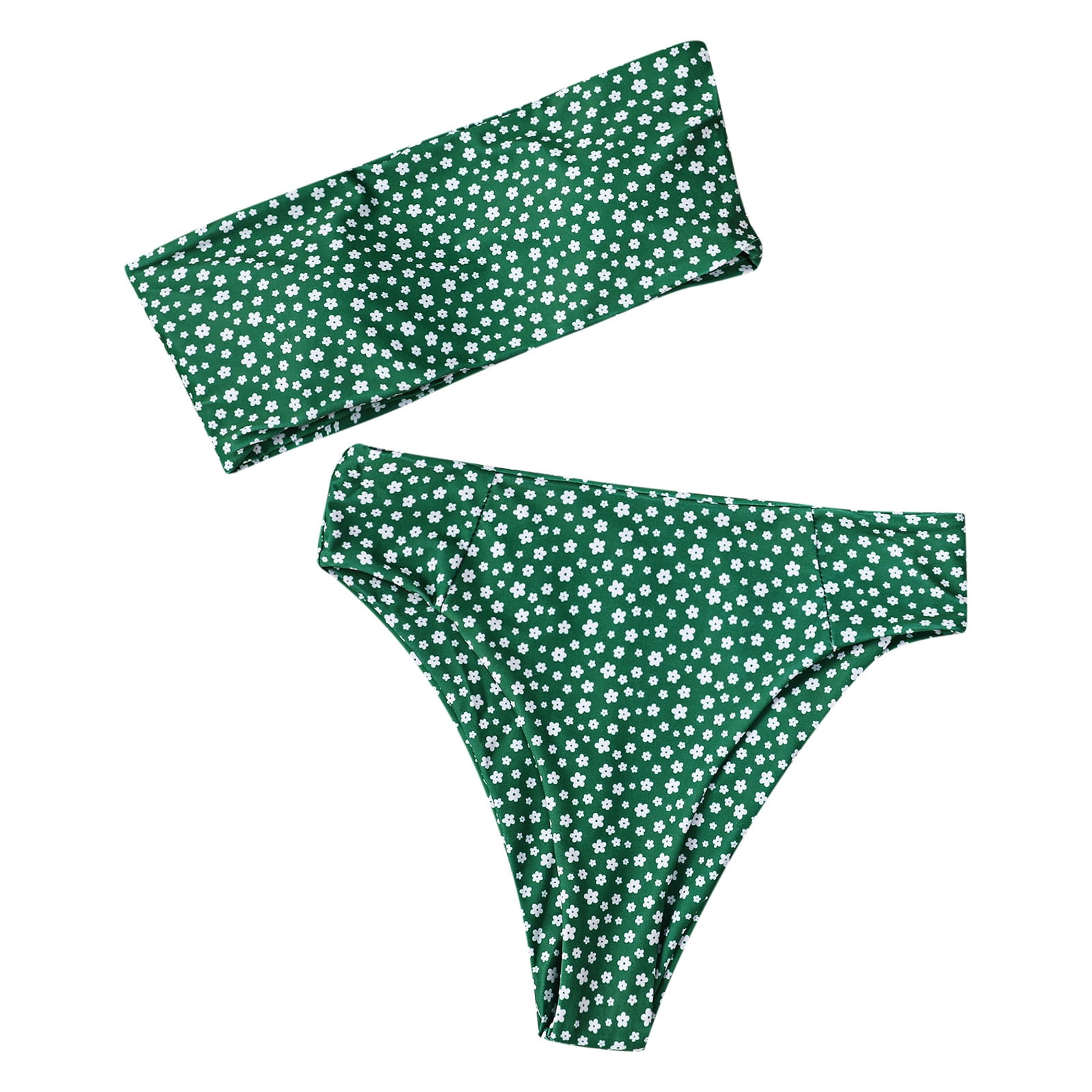 Women's Two Piece Swimsuit V Neck Tankini Bathing Suit for Big Bust