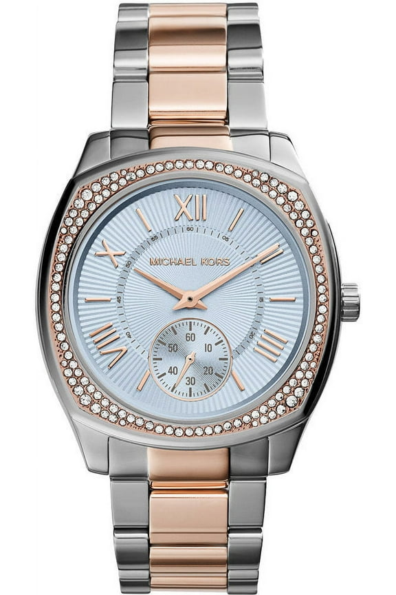 Women's Two-Tone Bryn Steel Glitz Watch MK6136