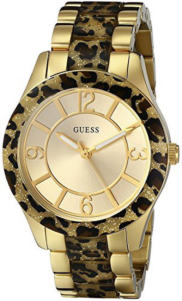 GUESS ORIGINAL watch. Animal print. Gold Toned. GUESS Women main image 3