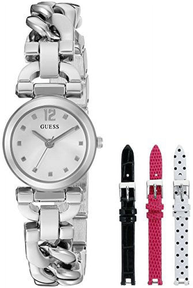 Guess watch interchangeable leather strap top