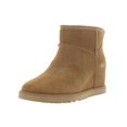 Ugg Womens Classic Femme Mini Suede Ankle Wedge Boots