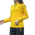 thumbnail image 1 of Women's UPF 50+ Long Sleeve Sun Shirt Athletic Half Zip Pullover Lightweight Hiking Running Workout Top T-Shirt, 1 of 2