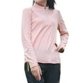 thumbnail image 1 of Women's UPF 50+ Long Sleeve Sun Shirt Athletic Half Zip Pullover Lightweight Hiking Running Workout Top T-Shirt, 1 of 2