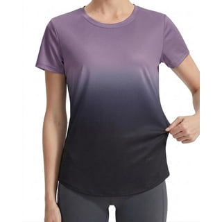 Women's UPF 50+ Rash Guard Swim Shirt Quick Dry Short Sleeve Workout T-Shirt Summer Bathing Suit Top S