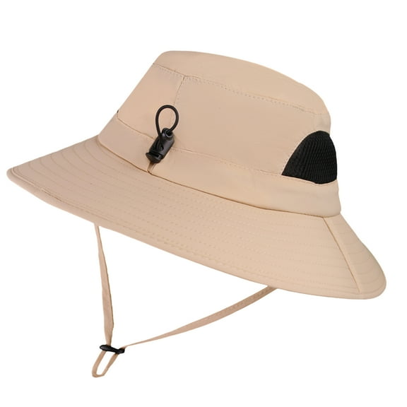 Women's UPF 50  Summer Outdoor Hat,Waterproof Beach Fishing Head Protect Cap, UV Protection Foldable Mesh Fishing Hat