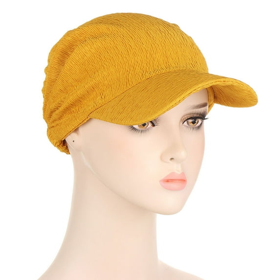 Women's UPF 50+ Sun Protection Hat with Brim, Elastic Ponytail Head Scarf Bonnet for Outdoor Sports, Beach Activities, Hiking and Summer Sun Protection