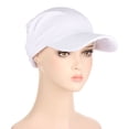 thumbnail image 1 of Women's UPF 50+ Sun Protection Hat with Brim, Elastic Ponytail Head Scarf Bonnet for Outdoor Sports, Beach Activities, Hiking and Summer Sun Protection, 1 of 2