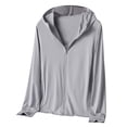 thumbnail image 1 of Women's UPF 50 Sun Protection Hoodie Jacket Breathable Outdoor Active Wear Lightweight Cover Up for Hiking Beach, 1 of 6
