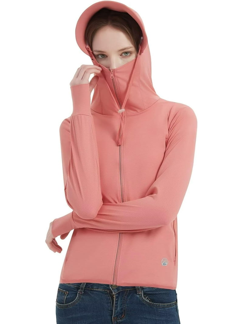Women's UPF 50+ Sun Protection Jacket Lightweight Cooling Long