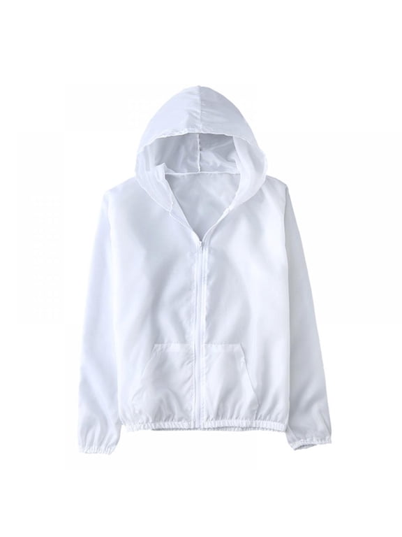 Women's UPF 50+ Sun Protection Lightweight Hooded Jacket Ourdoor Qucik Dry Running Hiking Long Sleeve Shirt