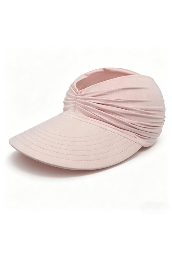 Women's UPF 50+ UV Protection Sun Visor Hat for High Ponytail, Lightweight, Breathable, Foldable and Quick Dry