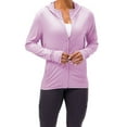 thumbnail image 1 of Women's UPF 50+ UV Sun Protection Clothing Zip Up Hoodie SPF Long Sleeve Sun Shirt Fishing Hiking Outdoor Jacket, 1 of 8