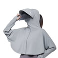 thumbnail image 1 of Women's UPF 50+ UV Sun Protection Jacket, Long Sleeve Cooling Shirt with Thumb Holes & Hood, Lightweight Breathable Performance Hoodie for Hiking, Travel, Gardening, 1 of 3