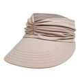 thumbnail image 1 of Women's UPF Sun Visor Hat, Open Top Brim Design for Beach, Running, and Outdoor Sports, Lightweight Breathable Sun Hat for Spring and Summer UV Protection Pink, 1 of 5