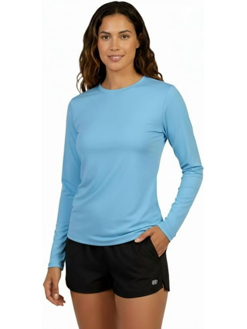 InGear Women's Long Sleeve UV Rash Guard, Sun Protection Swim