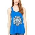 thumbnail image 1 of Women's US Skull Printed Flowy Racerback Tank Top, 1 of 1