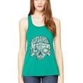 thumbnail image 1 of Women's US Skull Printed Flowy Racerback Tank Top, 1 of 1