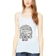 thumbnail image 1 of Women's US Skull Printed Flowy Racerback Tank Top, 1 of 1