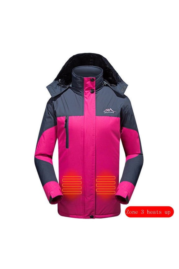 Women's USB Heating Cotton Jacket Heating, Insulation, And Thickening Charging Jacket