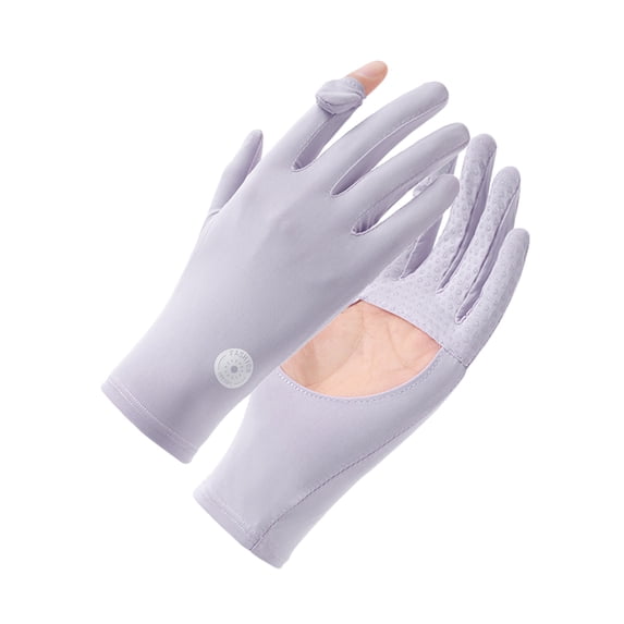 Women's UV Protection Fingerless Cycling Gloves with Flip Up Design, Non-Slip Breathable Nylon for Outdoor Sports, Running, Hiking and Driving