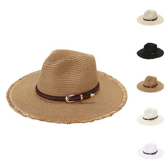 Women’s UV Protection Sun Hat – Wide Brim Packable Straw Beach Hat for Vacation, Travel & Outdoor Adventures, Comfortable, Stylish & Breathable Design for All-Day Sun Protection