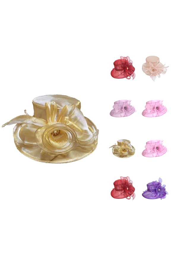 Women's UV Protection Sun Hat – Wide Brim Straw Beach Hat, Packable & Foldable for Travel, Comfortable & Stylish Design for Vacation & Outdoor Fun