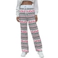 thumbnail image 1 of Women's Ugly Christmas Pajama Pants Long Lounge Bottoms S-3XL, 1 of 8