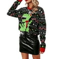 thumbnail image 1 of Women's Ugly Christmas Pullover Sweaters Long Sleeve Cute Sweaters for Wintertime and Holiday Parties, 1 of 6