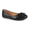 thumbnail image 1 of Women's Ultra Comfort Memory Foam Ballet Flat with Rhinestone Detail, 1 of 2