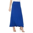 thumbnail image 1 of MOA COLLECTION Women's Ultra Comfort Stretch Maxi Skirt Relaxed Fit for Everyday Elegance, 1 of 4