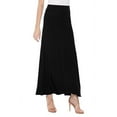 thumbnail image 1 of Women's Stretchy Flowy Maxi Skirt with Elastic Waistband for Comfort and Style, 1 of 4