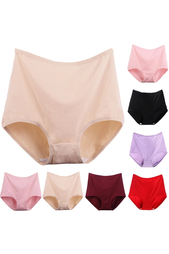 Women's Ultra High Waisted Briefs with Soft Rayon Blend and Full Coverage Design, Flattering Fit for Daily Wear Home Relaxation or Weekend Errands. Complexion XL