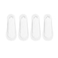 thumbnail image 1 of Women's Ultra Low Cut No Show Socks with Anti-Slip Silicone Grip and Seamless Toe Protection 4-Pack - One Size Fits Most, White, 1 of 3