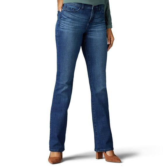 Women's Lee® Flex Motion Bootcut Jeans Color: Open Sea Size: 10 T/L