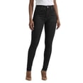thumbnail image 1 of Women's Ultra Lux Comfort with Flex Motion Skinny Leg Jean with Ever Fit Black M, 1 of 4