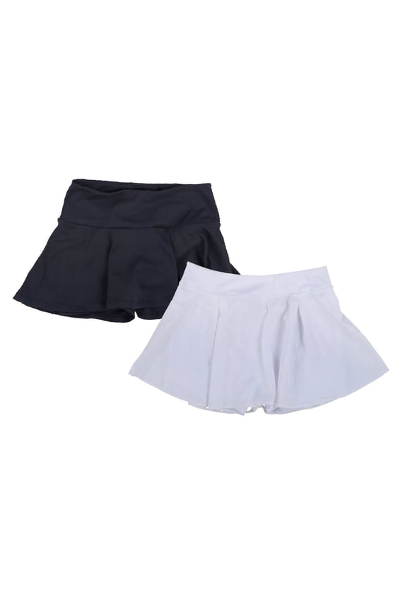 Women's Pleated Tennis Skort Athletic Workout Casual Bottoms Skirt New