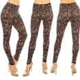 thumbnail image 1 of Women's Ultra Soft Patterned Leggings - One Size Aztec, 1 of 1