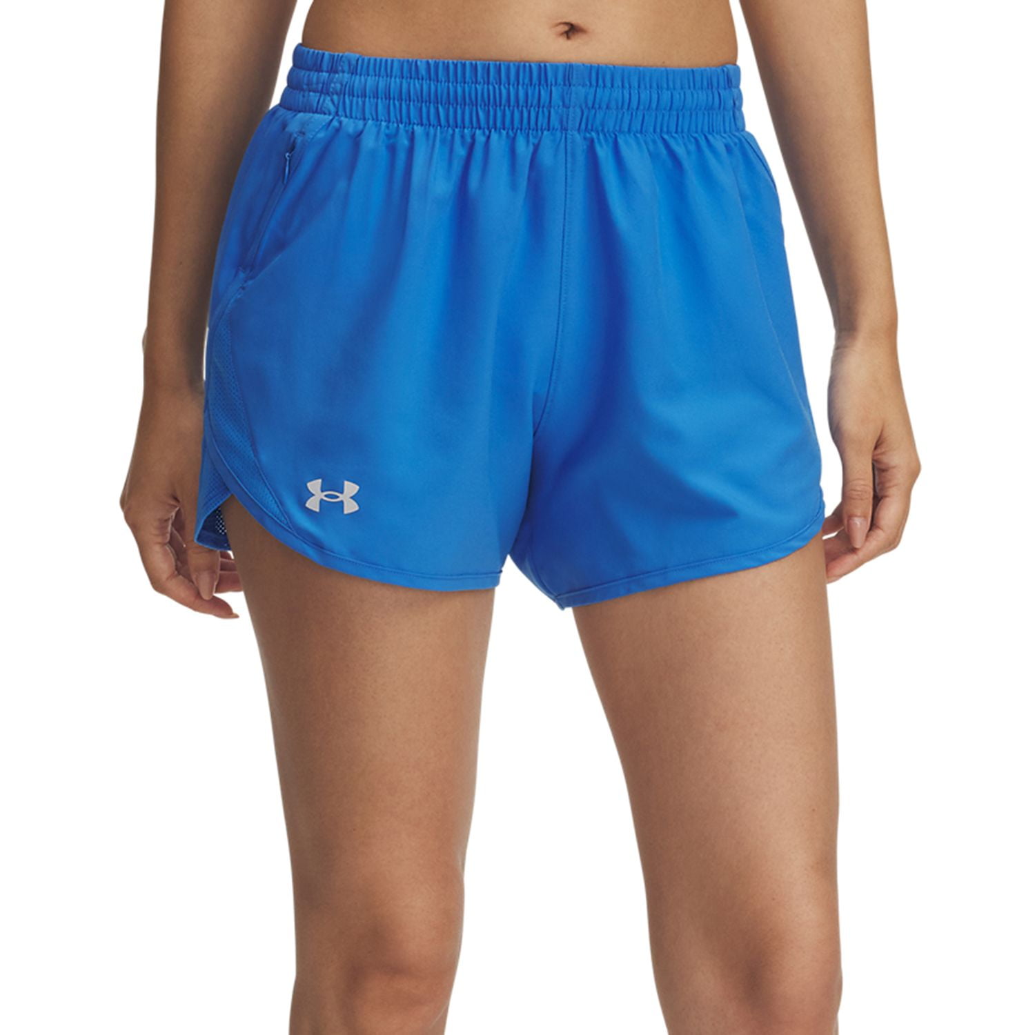 (取寄) アンダーアーマー レディース フライ バイ ショーツ Under Armour women Fly By Shorts Blue Atlantis/Blue Atlantis/Reflective Women's Under Armour Fly-By Shorts Color: Blue Atlantis Size: XX