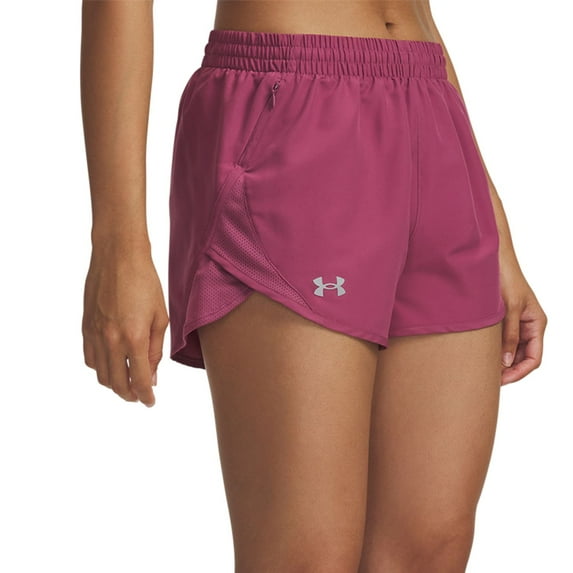 Women's Under Armour Fly-By Shorts Color: Fuchsia Dusk Size: SMALL